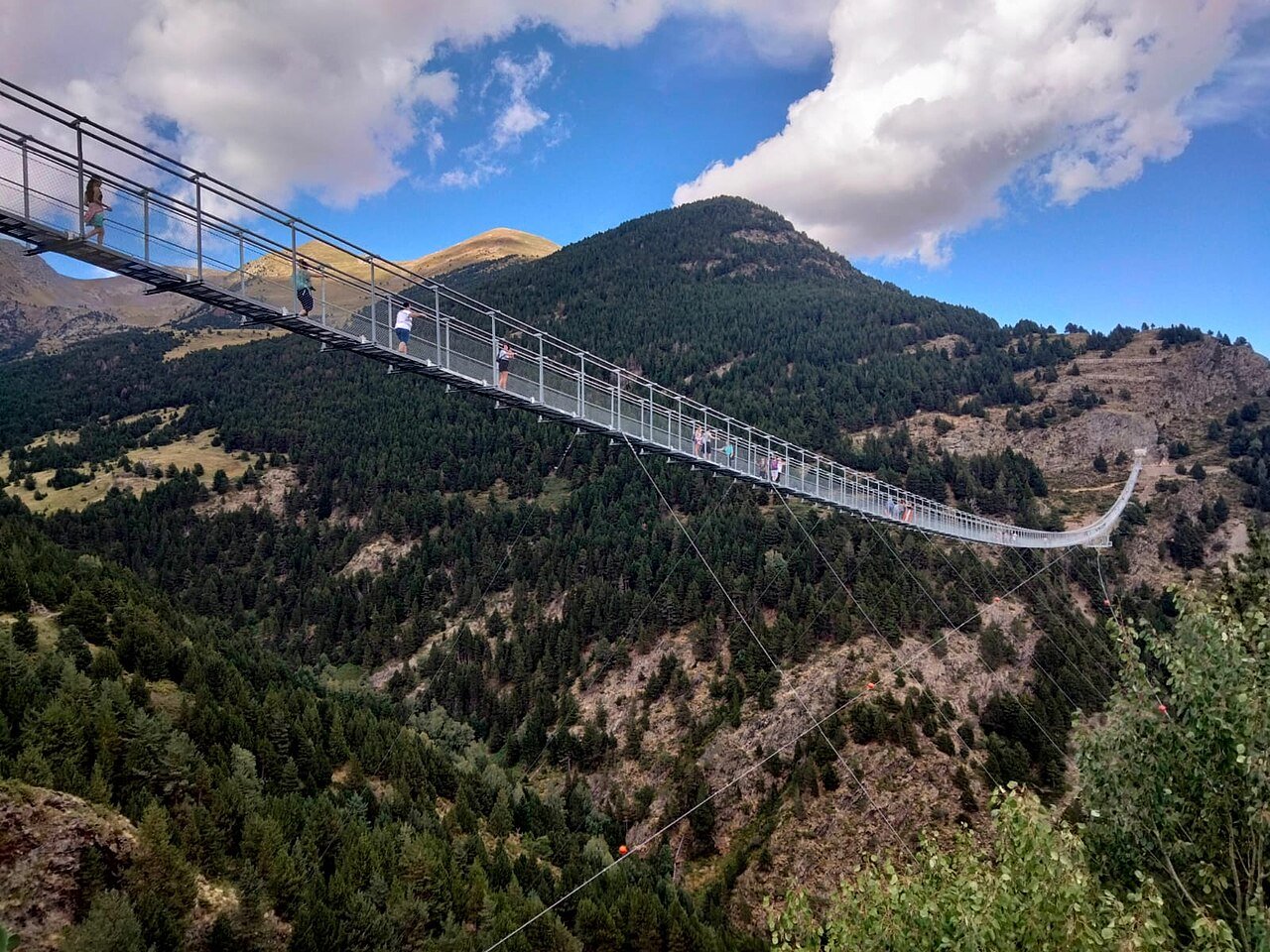 Canillo Tibetan Bridge in Andorra