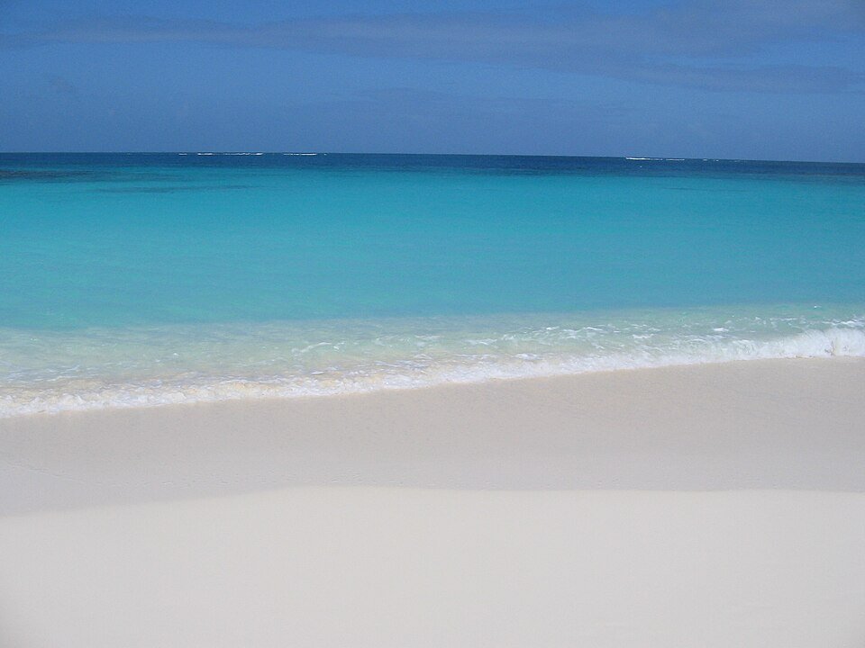 Shoal Bay’s pale sand and turquoise sea, Anguilla