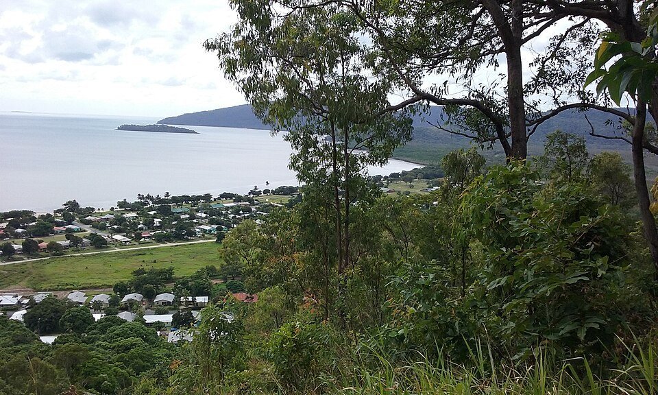 A view of Yarrabah’s community streets and buildings