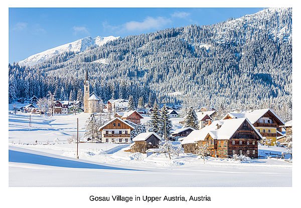 Gosau Village Upper Austria