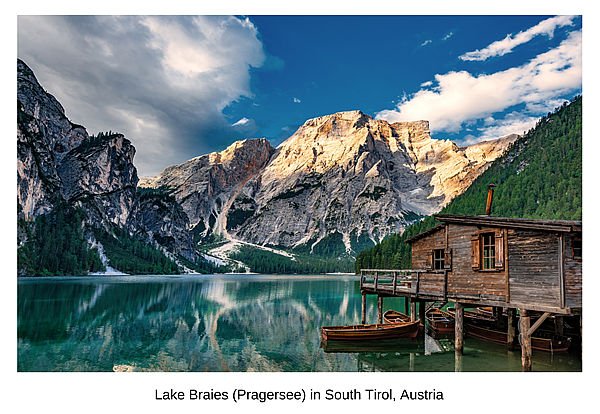 Prager See in Tirol, Austria
