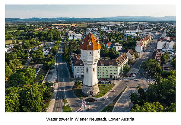 water tower in wiener neustadt, austria