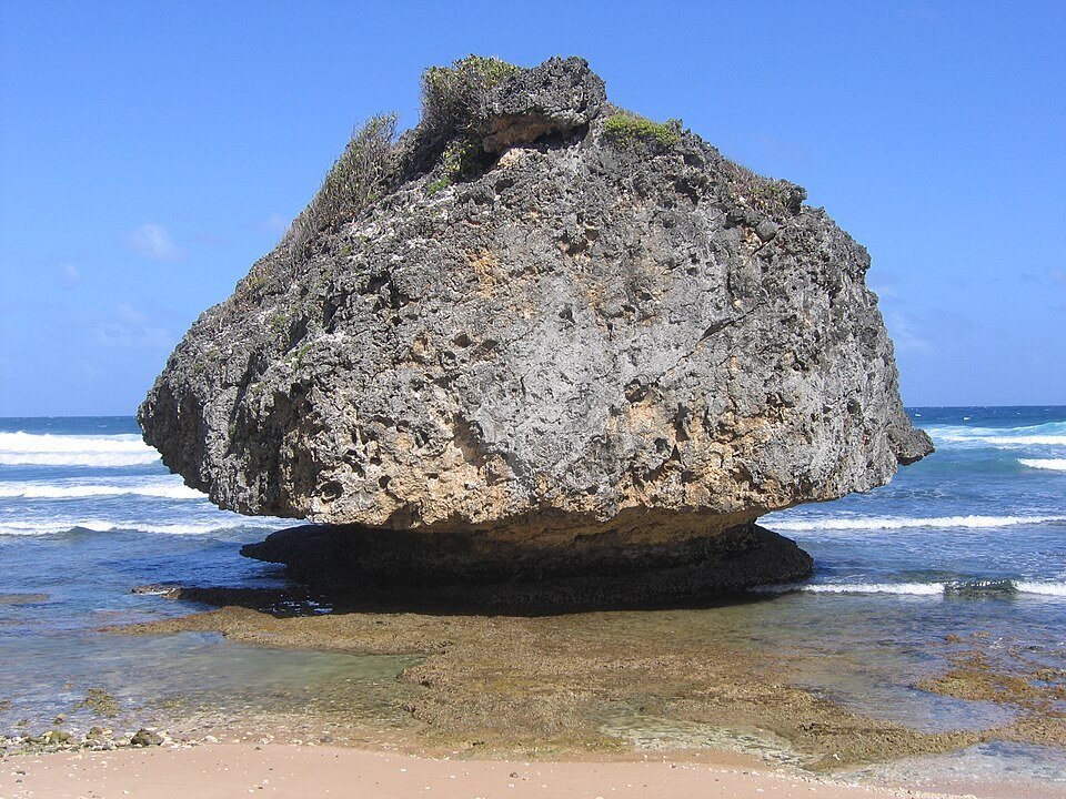 The Atlantic coast at Bathsheba, Barbados