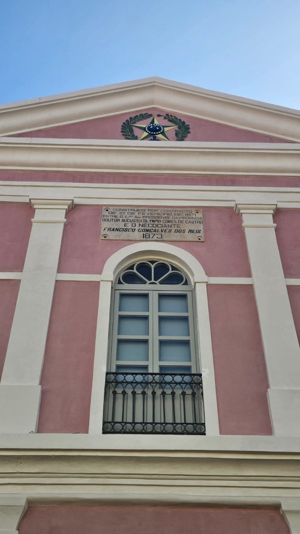 Façade detail at Casa do Maranhão in São Luís