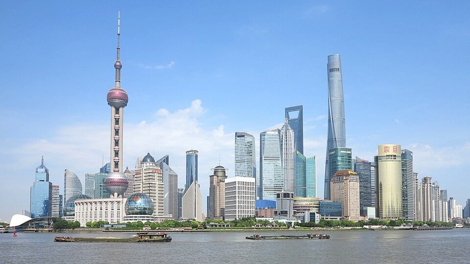 Shanghai historic city view
