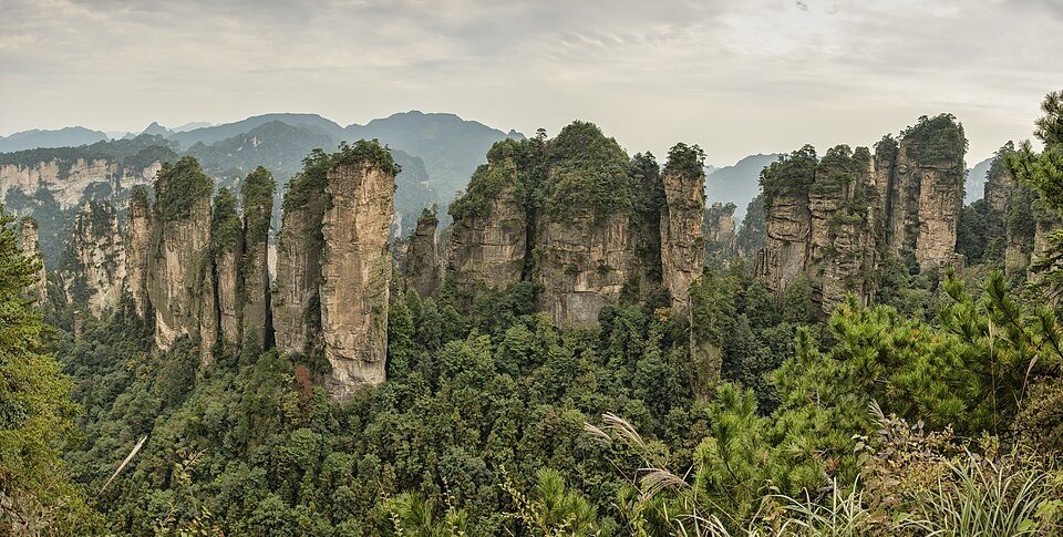 Zhangjiajie & Wulingyuan historic city view