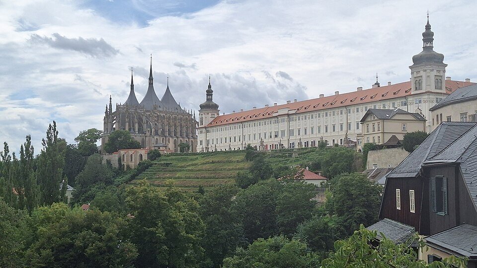 Kutná Hora historic city view