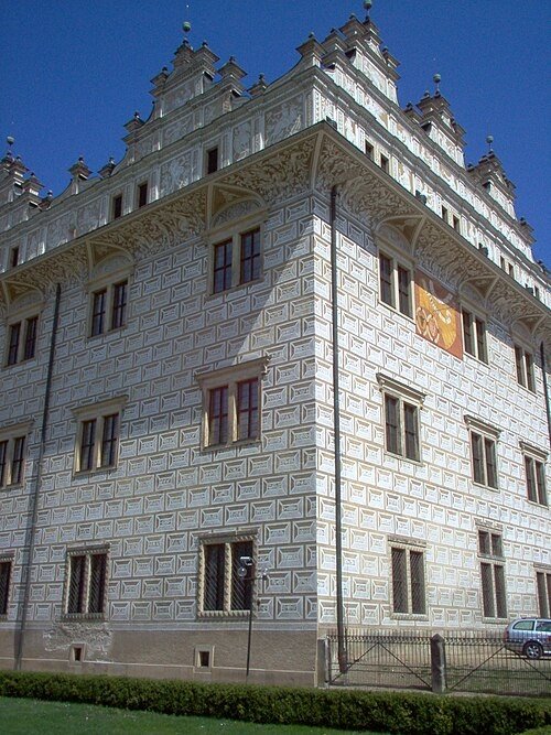 Litomyšl historic city view