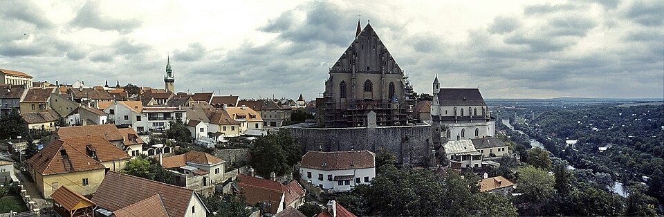 Znojmo historic city view
