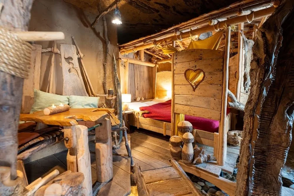 Handcrafted fantasy accommodation at La Balade des Gnomes