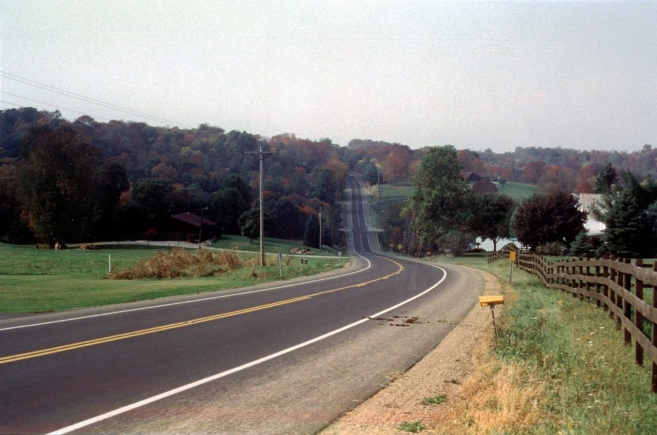 Wide roads on the Amish Country Byway provide added safety for buggies, cyclists, and pedestrians. Travelers on these lanes must be ever vigilant of horses having traveled there previously.