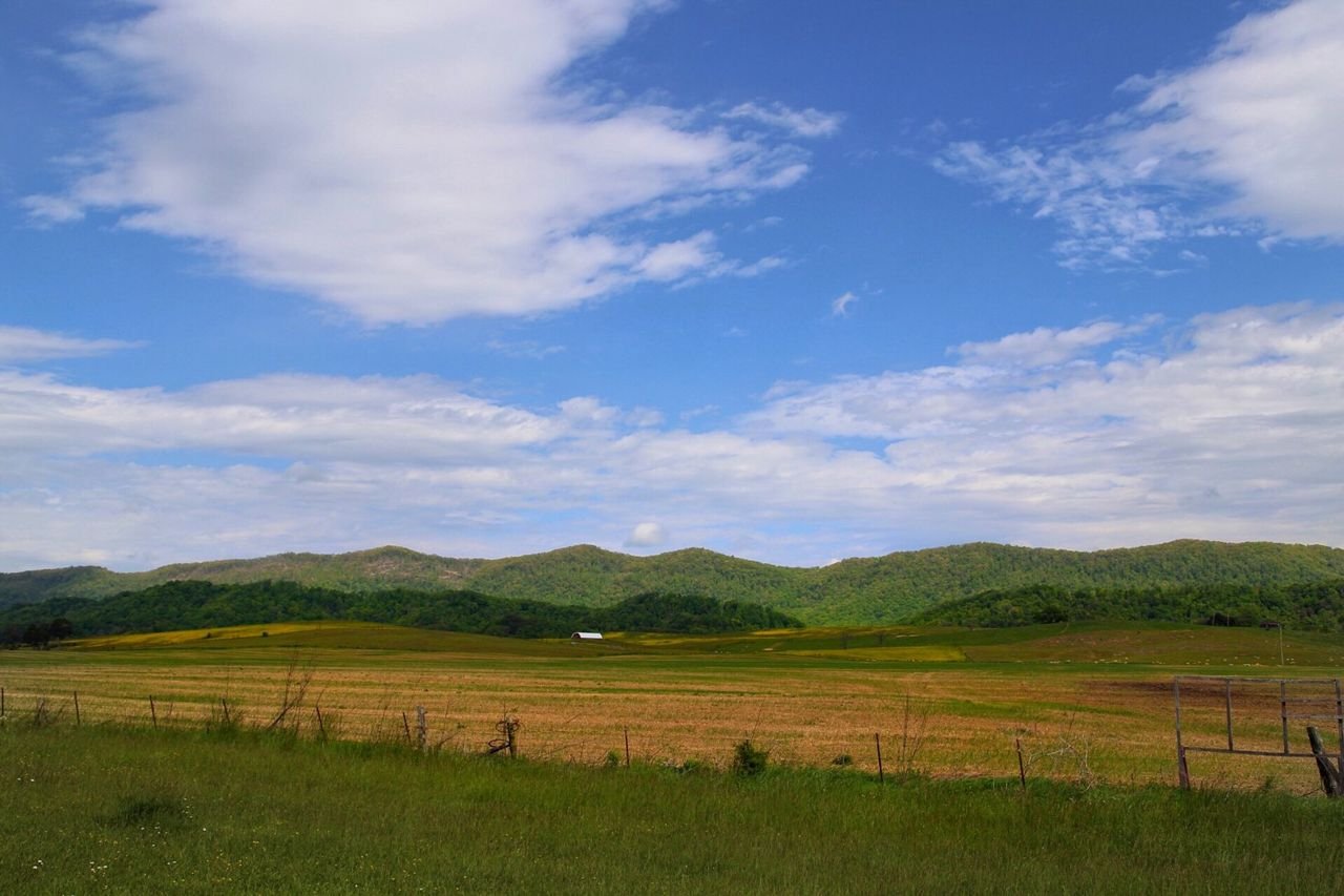 This picture was taken while travelling the byway route along S.R. 63 near Speedwell, TN. Rolling farmland and scenic mountain tops make a drive on the Cumberland Scenic Byway a special drive.