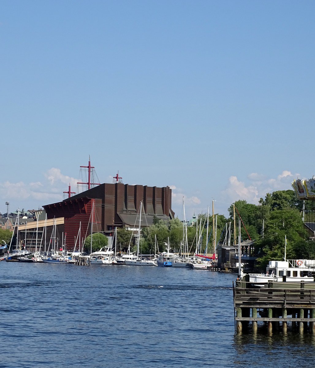 Exterior of the Vasa Museum on Djurgården in Stockholm